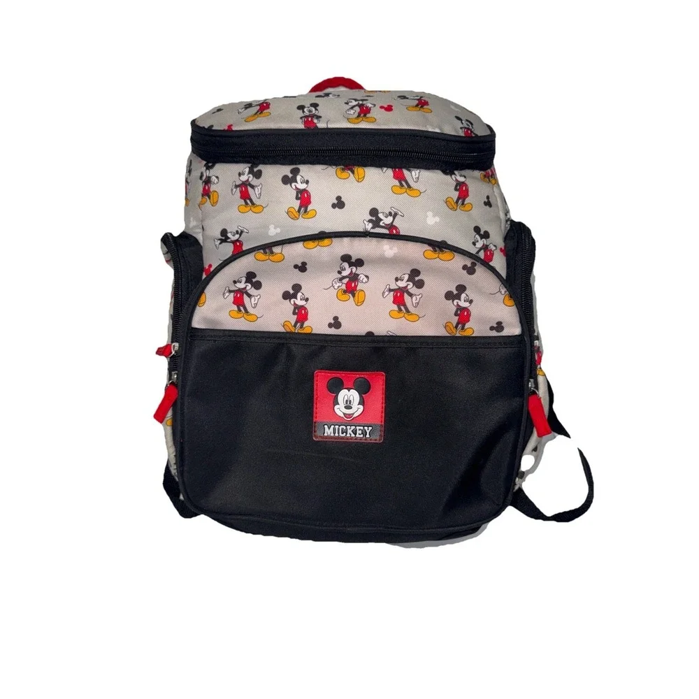 Mickey Mouse Diaper Bag/ Backpack Baby Disney NEW 15.5 in High Multi Function